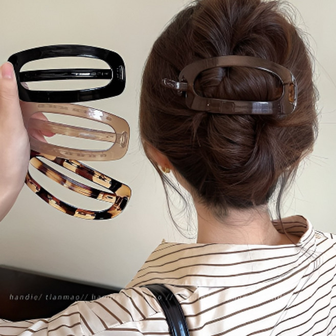 도치코 대왕 가로집게핀 똑딱핀 머리핀 집게핀 헤어핀 일자머리핀