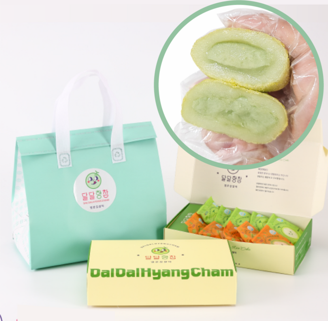 [달달향참] 멜롱고 멜론찹쌀떡 모찌 개별포장 아침대용 간식 디저트 답례 기념품 단체선물 45gX10, 450g, 1박스
