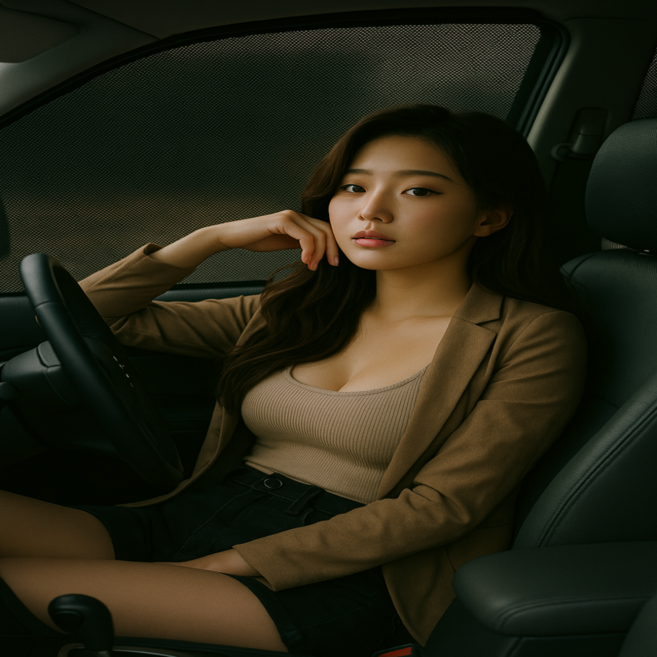 겟앤그로 차량 햇빛 가리개 자외선 차단 트렁크 모기장, 1세트, 블랙앞2p+블랙뒤2p+화이트 트렁크(1개)[풀세트]