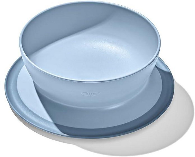 옥소 토트 유아용 흡착 플레이트 더스크, 황혼, 1개