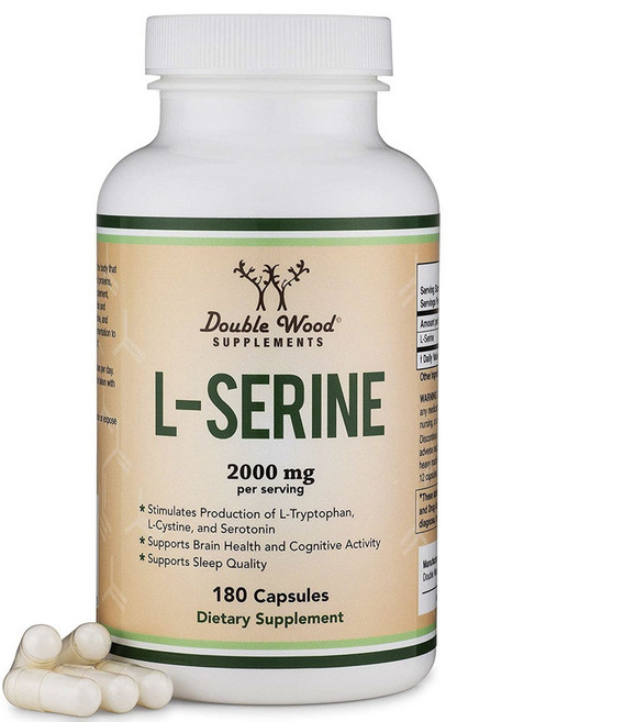 더블우드 L-세린 2000mg 캡슐, 180정, 1개