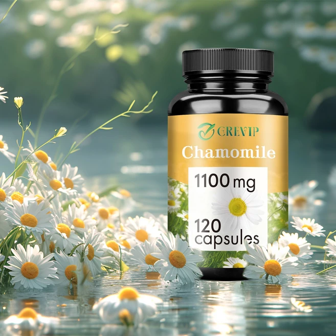 카모마일 캡슐 1100mg - 항산화 기분 및 정서적 지원 수면 지원, 3개, 60정 - 쿠팡