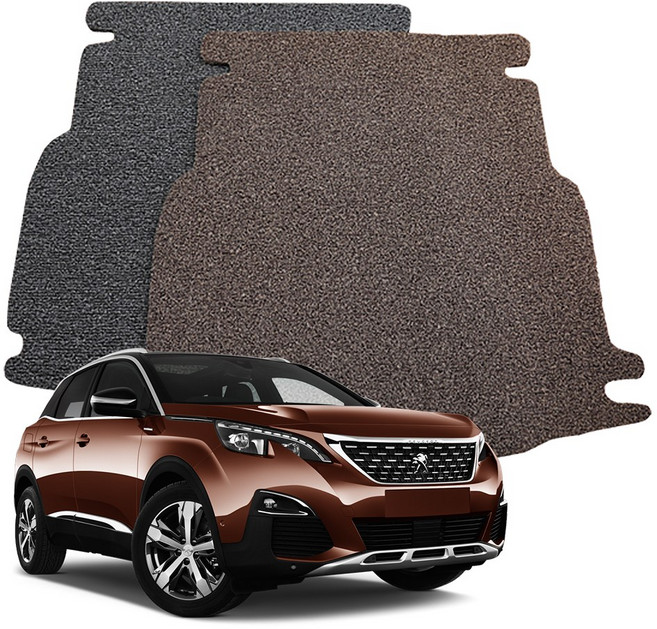 카마루 푸조 가죽트렁크매트, 307SW (01~09), 블랙