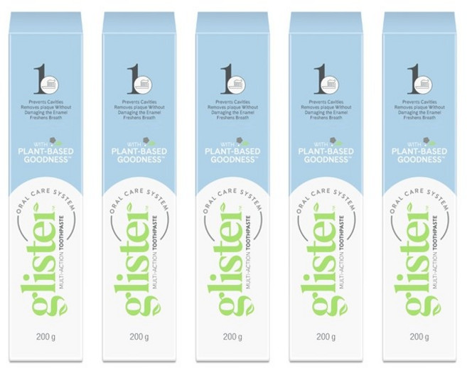 암웨이 글리스터 멀티액션 플로라이드 치약, 200g, 4개