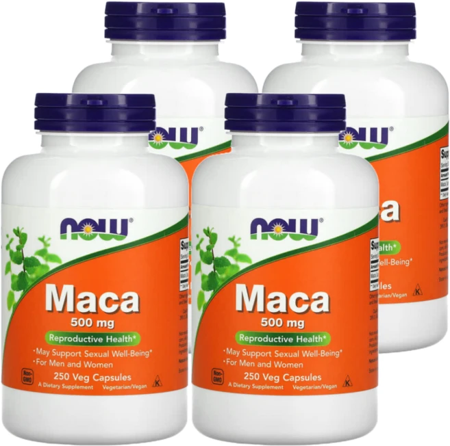 나우 푸드 마카 500 mg 250캡슐 X 4개, 250정 - 쿠팡