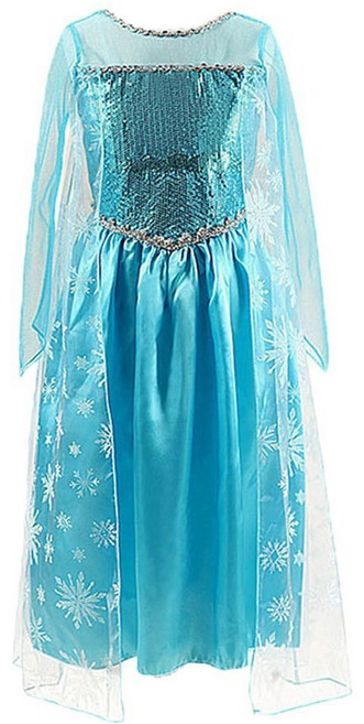 여자 냉동 Elsa 안나 드레스 스노우 퀸 할로윈 의상 키즈 코스프레 생일 파티 크리스마스 멋진 3 10