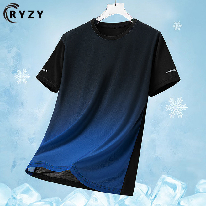 RYZY 漸變色運動短袖T恤