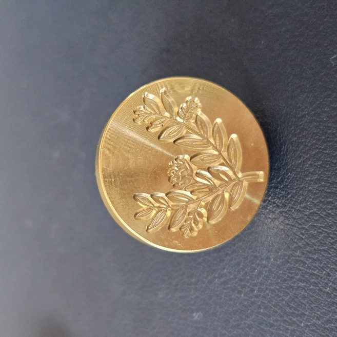 실링왁스 인장 세트 헤드 도장 스탬프 결혼 웨딩 시리즈, 1개, NO.5 디자인 / 빈티지 플라워