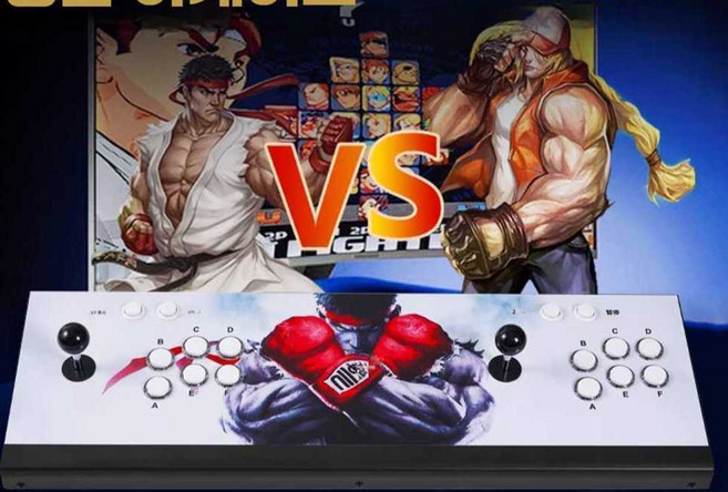 핏앤케이 월광보합 게임기 레트로 월광 철권 가정형, 1개, 128G 중국 3D 판도라 (유선)