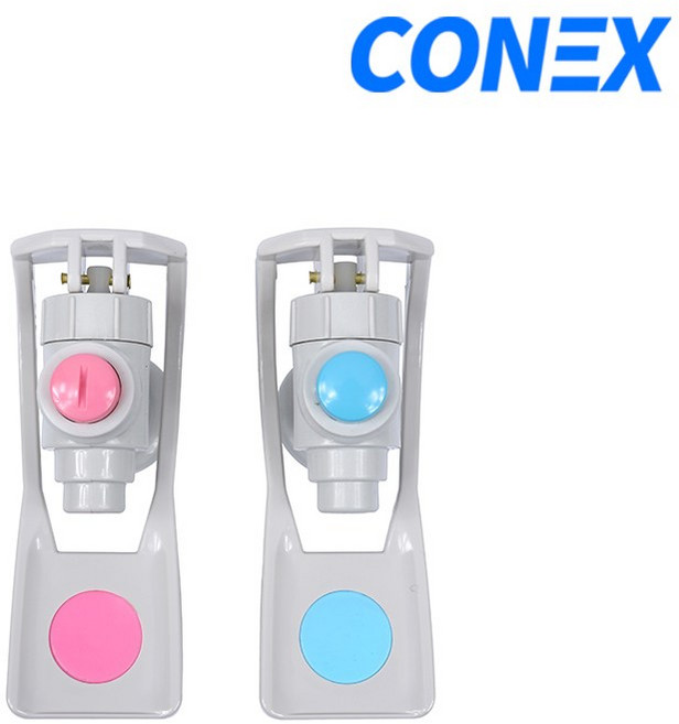 정수기 부품 냉온 코크 정수기 코크 (사각레버 암나사), 1세트