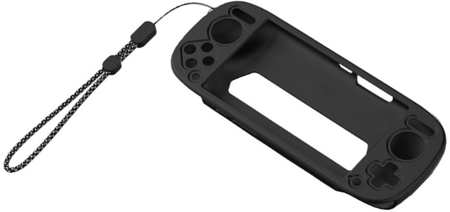 레트로이드 포켓 ​​5 콘솔용 끈이 있는 게임패드 케이스 실리콘 보호 커버