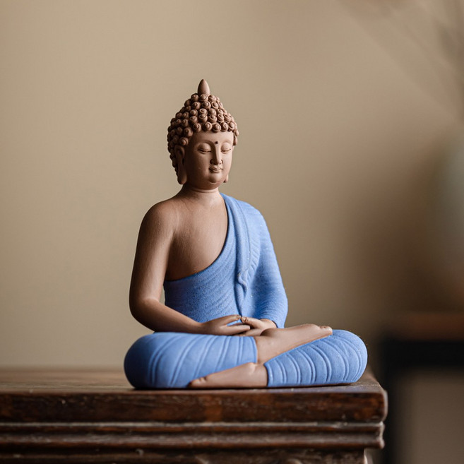 도자기 부처님 불상 불교 흰색 장식 석가모니 부처 음보살 인테리어, YY석가모니불 사란 사도기, 1개