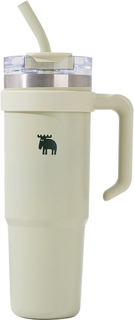 MOZ 스웨덴 포스코 316 스텐 1L 대용량 보온보냉 손잡이 텀블러 보온병, 1개, 1000ml, 포레스트그린