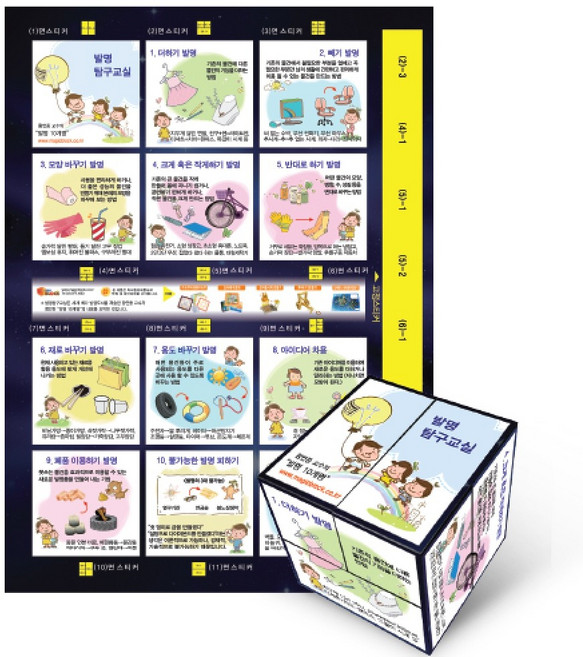 로호 [매직블럭]발명탐구교실(5인 1set) 981833, 일반형(자석없음無), 1개