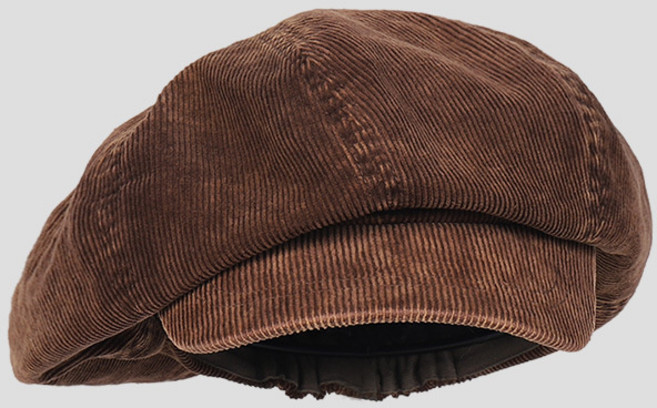 아방가르드 구름모자 빅 에디션 구제 워싱 코듀로이 팔각모자 남녀 캐주얼 빈티지 엣지 캡 모자