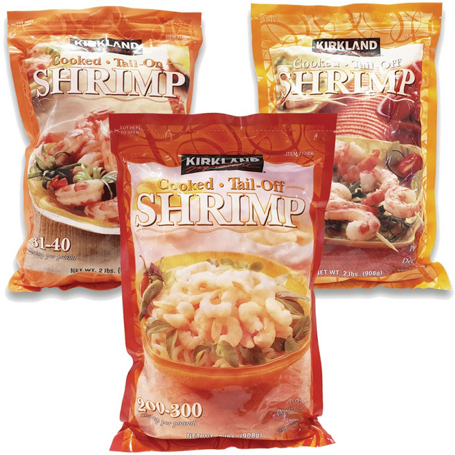 커클랜드 냉동 자숙새우 908g (31-40미) (50-70미) (200-300미), 1개