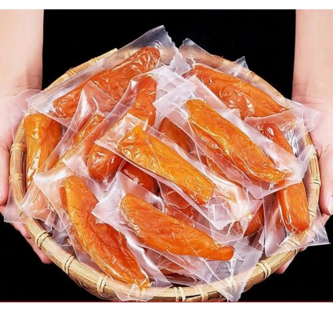 달콤하고 쫄깃한 고구마말랭이 통고구마100%, 3개, 500g