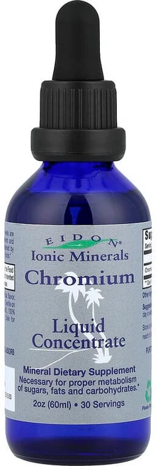 Eidon Ionic Minerals 크로뮴 액상 농축물 60ml(2oz) EID-00043, 1개, 60ml - 쿠팡