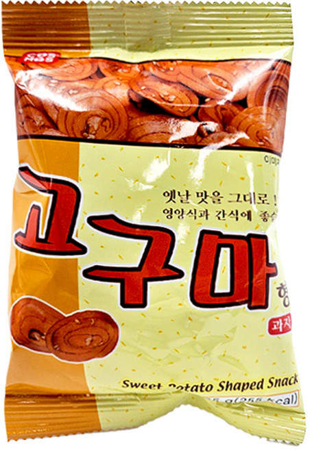 [대용량과자]코스모스 고구마형과자 55g, 10개