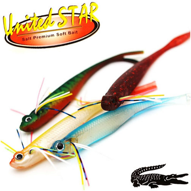 UST 블링새드 광어웜 광어 다운샷 웜 우럭웜 채비 배스 루어 쉐드웜 4인치 5인치 6개입, 5인치-007 레드헤드2, 1개, 39g