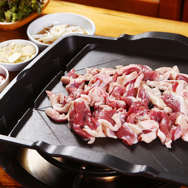 국내산 1등급 오리로스 무항생제 신선오리정육 슬라이스 500g, 1개