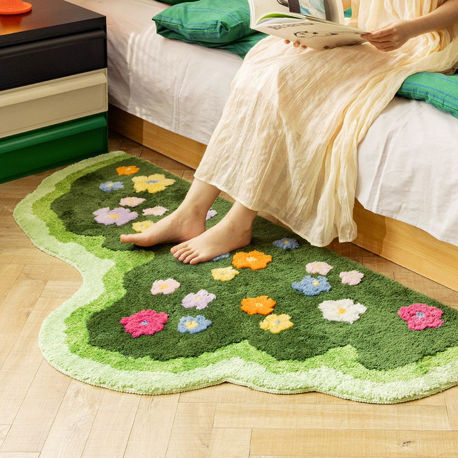 루시아이 플라워가든 터프팅 러그 2sizes