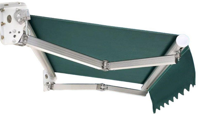 접이식 카페 벽면 대형 그늘막 테라스 어닝 차양막 캐노피 설치 천막 상가 방수 야외 연장형, 8. 업그레이드되고 두꺼워진 3x2m 65 곡선 암