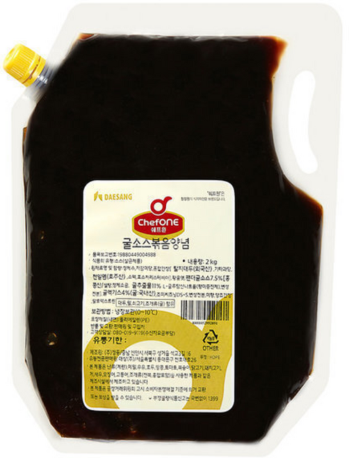 쉐프원 굴소스 볶음양념 /청정원 소스, 1개, 2kg