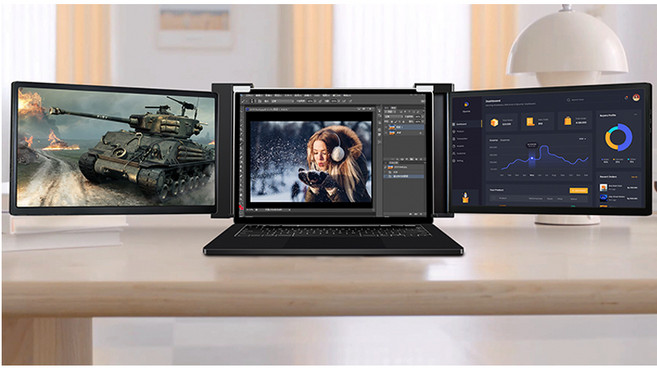 림피아 14인치 포터블 FHD 휴대용 듀얼 노트북 모니터 신제품 LID-PD1303D-P [국내정품]