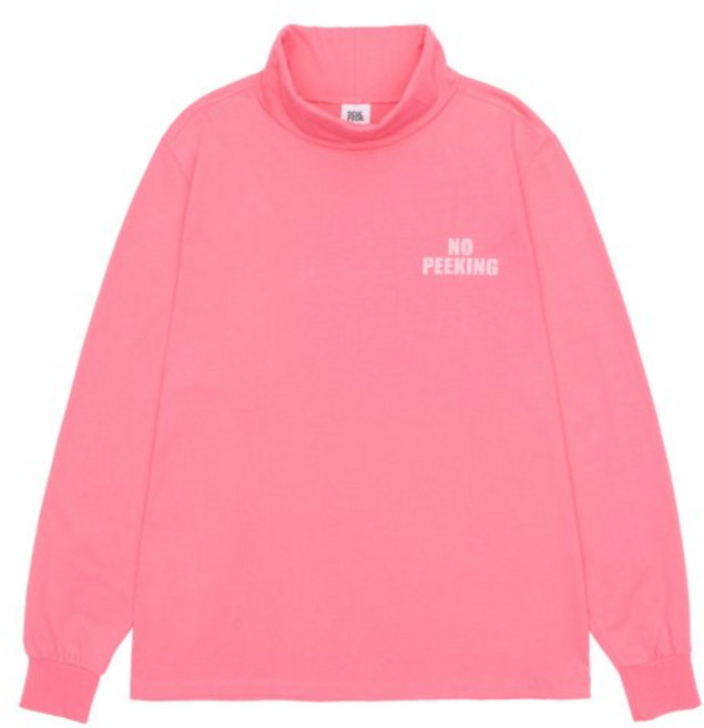 SCULPTOR No Peeking Turtleneck Pink
