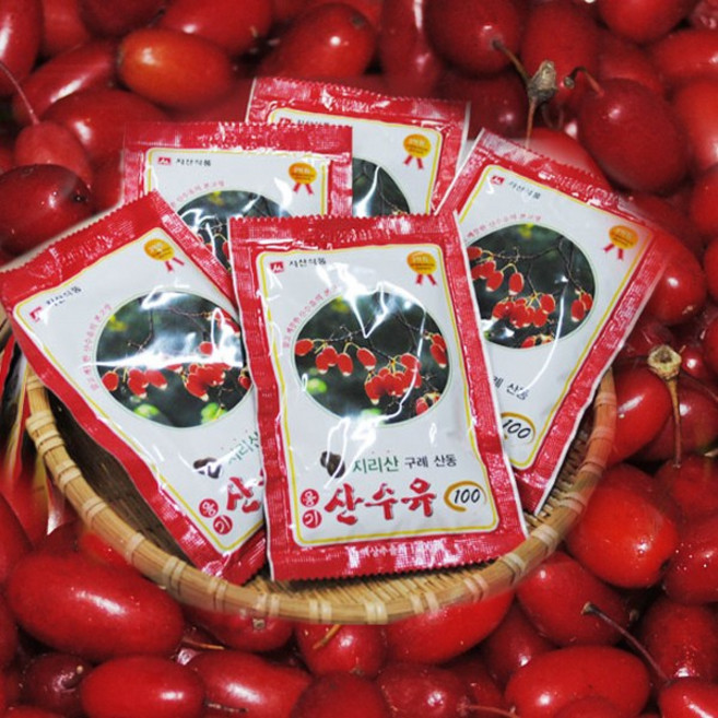 초록사랑 구례 산수유즙 산수유액기스, 30개, 100ml