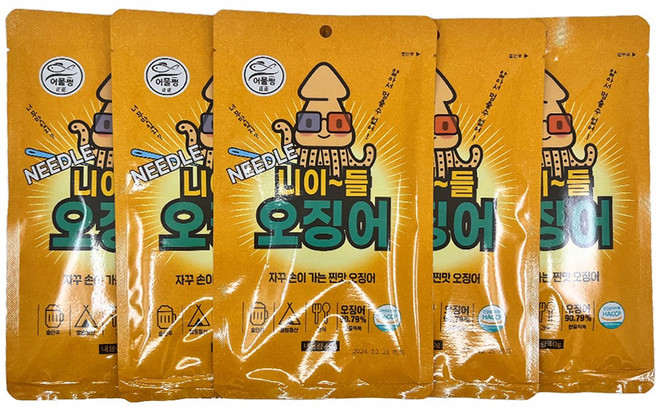 어물쩡 니이들 오징어, 30개, 40g