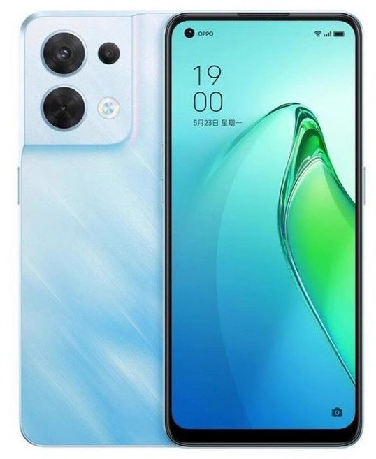 오포 레노 8 OPPO Reno 8 듀얼 심 256GB 8GB 언락 5G 게이밍폰 NFC 99프로 새상품급, 8GB+256GB, 블루, 1개