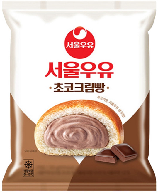 서울우유 초코크림빵 130g x 3개