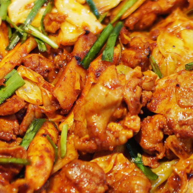 춘천식 닭다리살 순살 닭갈비, 500g, 4개