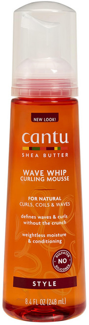 Cantu Natural Hair Wave Whip Curling Mousse 8.4 온스, 248ml