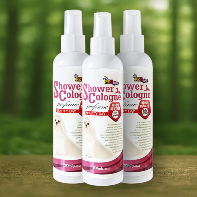 애니브릿 베이비파우더향 샤워코롱 강아지향수 강아지미스트, 3개, 200ml