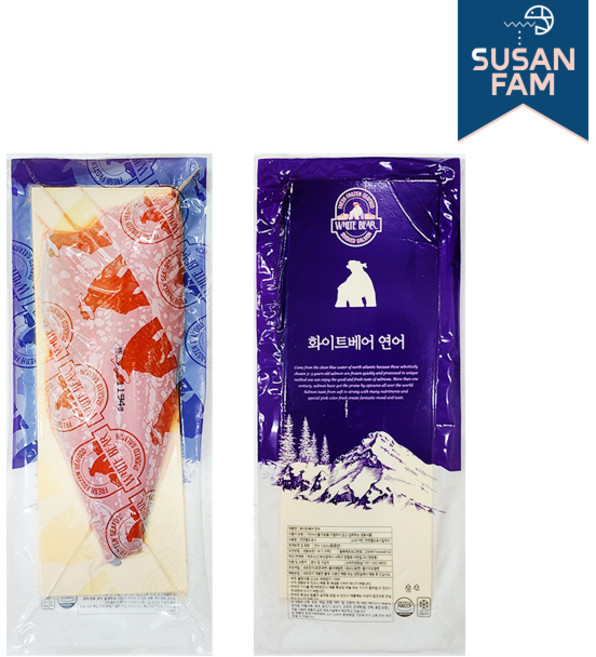 화이트베어 생연어 통필렛 (약1.3KG) 냉동연어, 1개