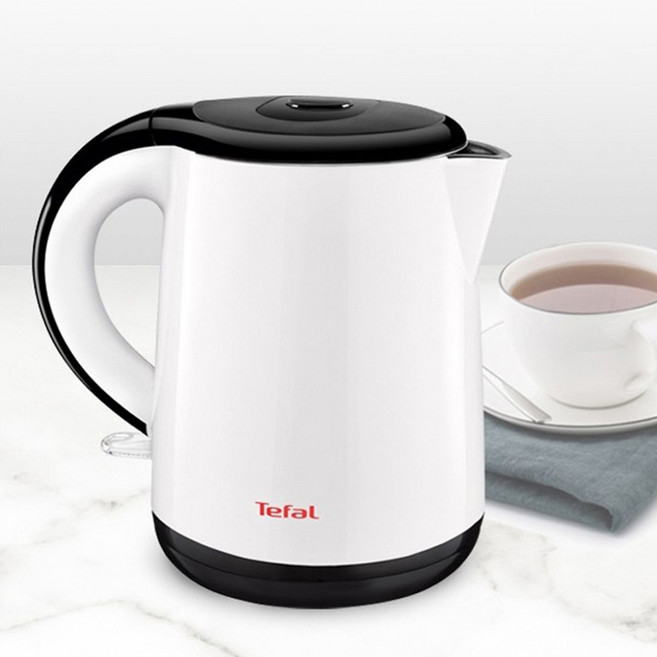 테팔 2중 단열 뜨겁지 않은 통스텐 주전자 보온 전기포트 1L