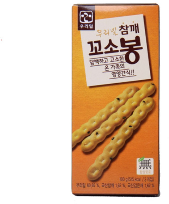 우리밀 참깨 꼬소봉, 100g, 1개