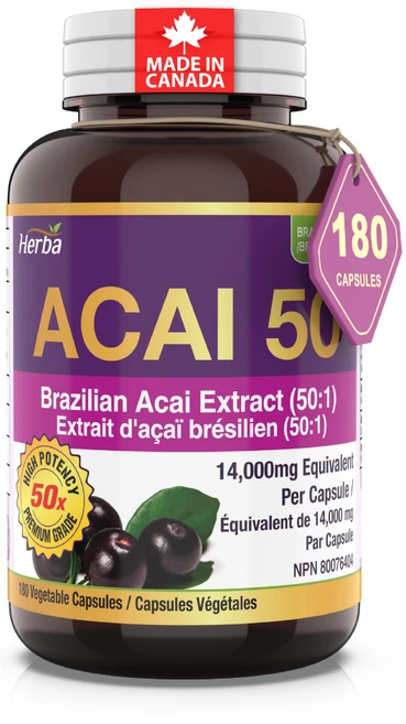 아사이 베리 14000mg 180식물성캡슐 50배 농축 acai, 180정, 1개 - 쿠팡