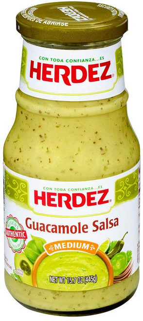 HERDEZ 酪梨莎莎醬 Medium, 1瓶, 445g