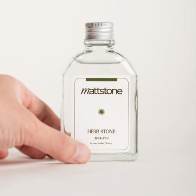 맷스톤 퍼퓸 디퓨저 100ml, 1개, 프룻스톤 /고밀도 섬유리드스틱 아이보리