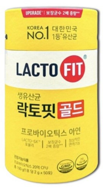 락토핏 골드 2g x 50정, 1개