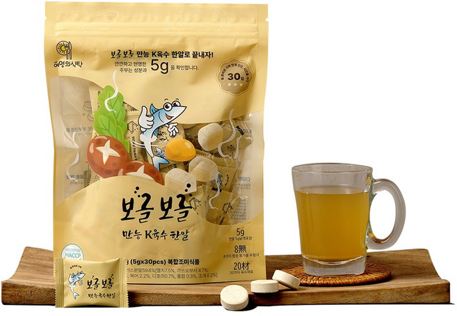 여명의식탁 보글보글 만능 K육수 150g 2개