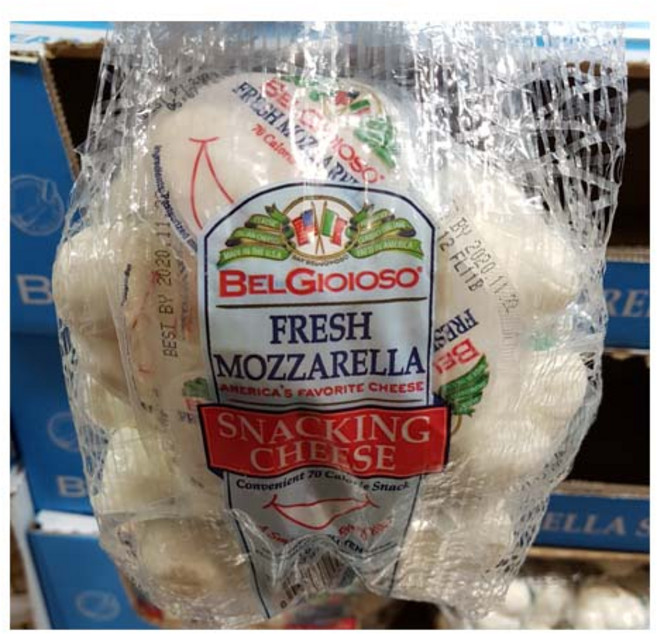 벨지오이오조 모짜렐라 스낵킹 치즈 아이스박스 포장, 680g, 1개