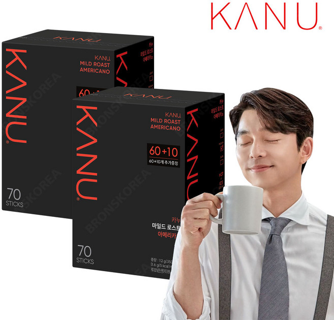 동서 카누 마일드 로스트 아메리카노, 1.6g, 70개입, 2개