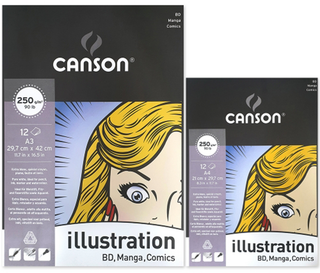 캔손 일러스트레이션 동화 캐릭터 망가 만화 원고지 A4 A3