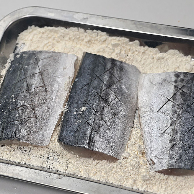 국내산 순살 삼치 손질 필렛형, 1개, 99.9%가시제거순살삼치500g(4-6쪽)