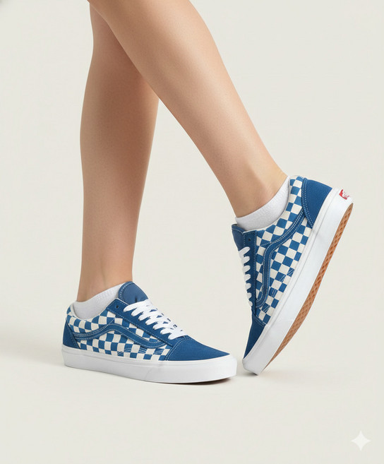 반스 vans 올드스쿨 - (체커보드) 네이비화이트 VN000D7ZNUT1